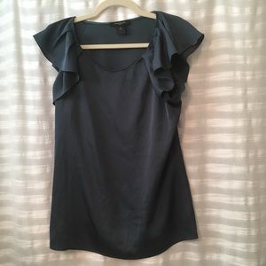 Ann Taylor Ruffle sleeve top